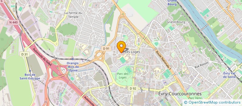 localisation de l'entreprise MONSIEUR MAXIME GOMA  EVRY-COURCOURONNES