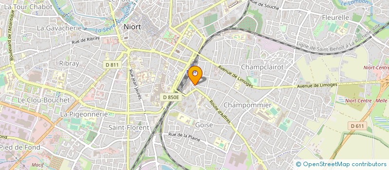 localisation de l'entreprise MONSIEUR MAXIME GONCALVES FERREIRA  NIORT