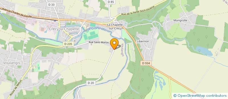 localisation de l'entreprise MONSIEUR MAXIME GONDARD  VOULANGIS