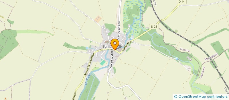 localisation de l'entreprise MONSIEUR MAXIME GONFRERE  PAILLART