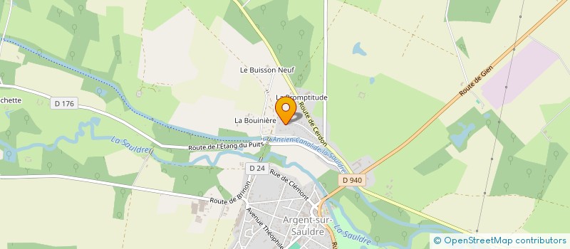 localisation de l'entreprise MONSIEUR MAXIME GORET  GIEN