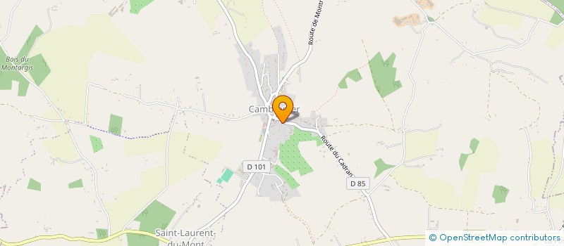 localisation de l'entreprise MONSIEUR MAXIME GOSSELIN  CAMBREMER