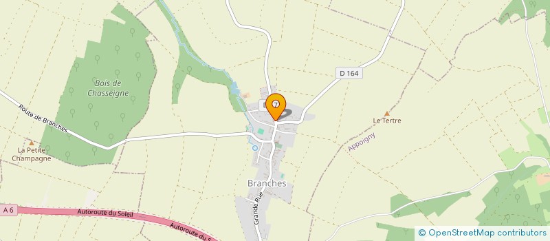 localisation de l'entreprise MONSIEUR MAXIME GOUDOT  BRANCHES