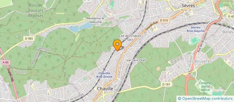 localisation de l'entreprise MONSIEUR MAXIME GOUGAT à CHAVILLE
