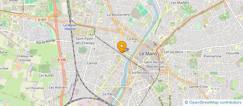 localisation de l'entreprise MONSIEUR MAXIME GOUJON  LE MANS