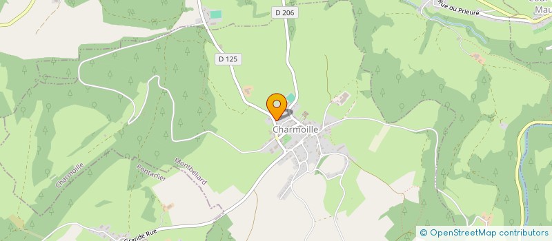 localisation de l'entreprise MONSIEUR MAXIME GRAIZELY  CHARMOILLE