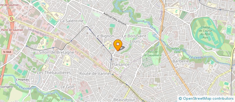 localisation de l'entreprise MONSIEUR MAXIME GRALL à ORVAULT