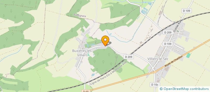 localisation de l'entreprise MONSIEUR MAXIME GRANDJEAN à BUXIERES-LES-VILLIERS