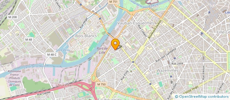localisation de l'entreprise MONSIEUR MAXIME GRANIER à LILLE