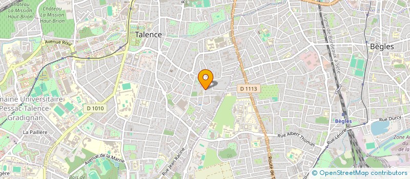 localisation de l'entreprise MONSIEUR MAXIME GRAVE à TALENCE