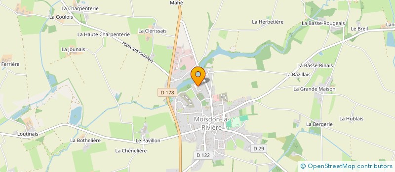 localisation de l'entreprise MONSIEUR MAXIME GRAVEAU  MOISDON-LA-RIVIERE