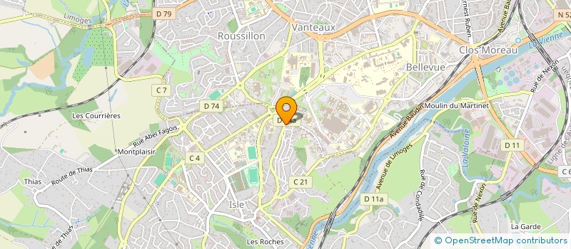 localisation de l'entreprise MONSIEUR MAXIME GREINER à LIMOGES