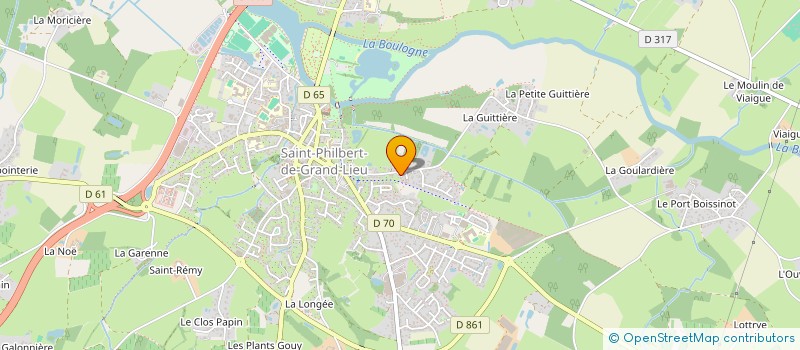 localisation de l'entreprise MONSIEUR MAXIME GRELIER  SAINT-PHILBERT-DE-GRAND-LIEU