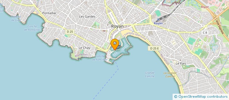 localisation de l'entreprise MONSIEUR MAXIME GRENON  ROYAN