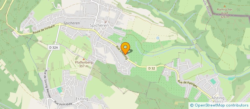 localisation de l'entreprise MONSIEUR MAXIME GREVIN  SPICHEREN