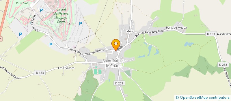 localisation de l'entreprise MONSIEUR MAXIME GRILLON à SAINT-PARIZE-LE-CHATEL