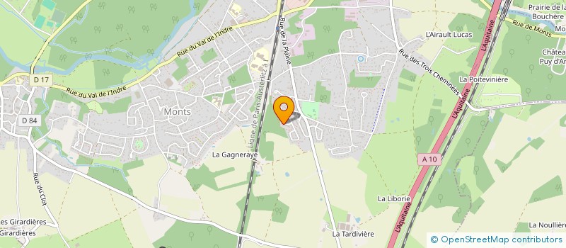 localisation de l'entreprise MONSIEUR MAXIME GRIVOIS  MONTS