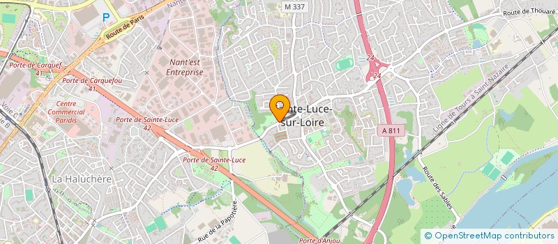 localisation de l'entreprise MONSIEUR MAXIME GROLLEAU à SAINTE-LUCE-SUR-LOIRE