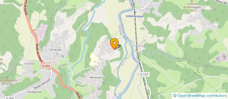 localisation de l'entreprise MONSIEUR MAXIME GRONDIN  USTARITZ