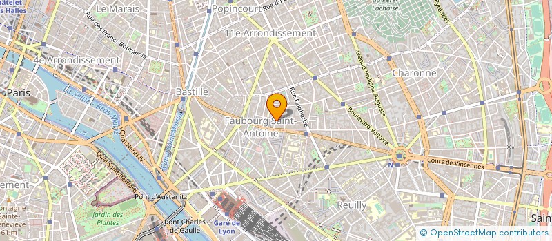 localisation de l'entreprise MONSIEUR MAXIME GRUIT  PARIS