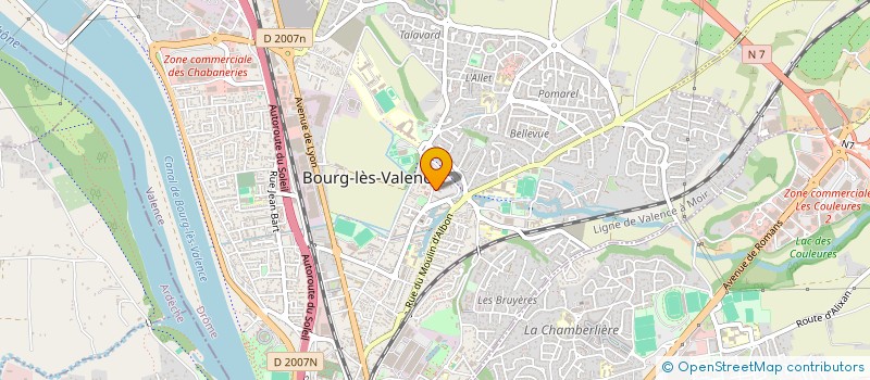 localisation de l'entreprise MONSIEUR MAXIME GUDFIN à BOURG-LES-VALENCE