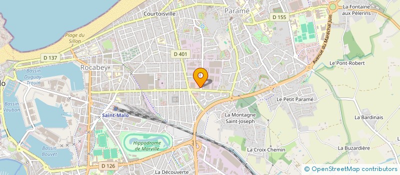 localisation de l'entreprise MONSIEUR MAXIME GUERIF  SAINT-MALO