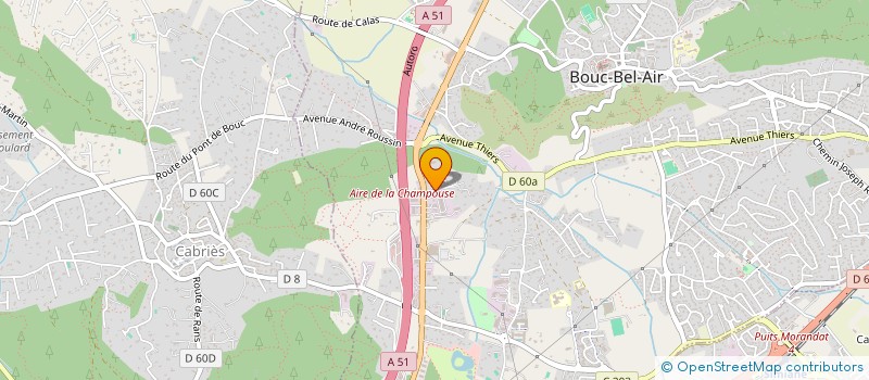 localisation de l'entreprise MONSIEUR MAXIME GUERRINI à BOUC-BEL-AIR