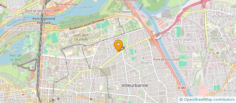 localisation de l'entreprise MONSIEUR MAXIME GUESNE  VILLEURBANNE