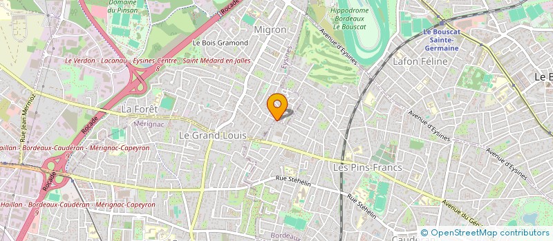 localisation de l'entreprise MONSIEUR MAXIME GUICHARD à BORDEAUX