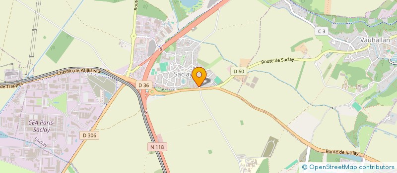 localisation de l'entreprise MONSIEUR MAXIME GUIGNIER  SACLAY