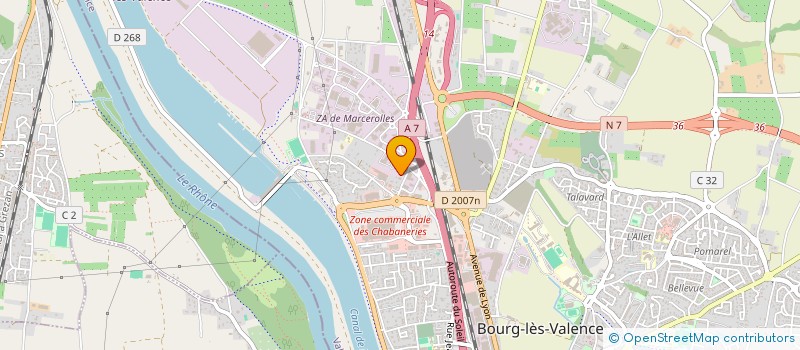 localisation de l'entreprise MONSIEUR MAXIME GUIGUE-RODET  BOURG-LES-VALENCE