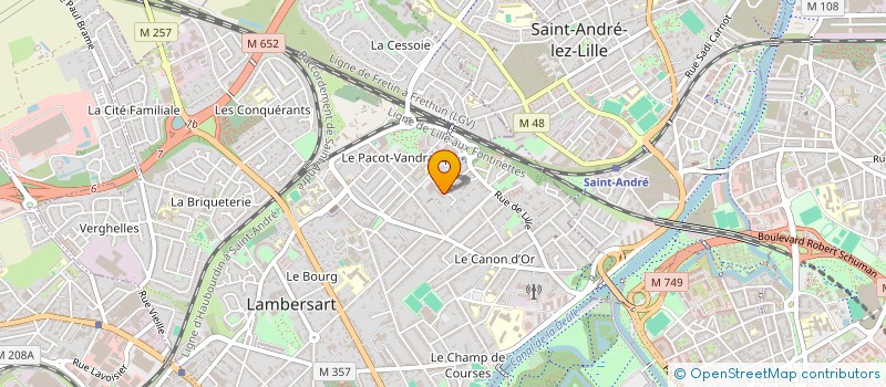 localisation de l'entreprise MONSIEUR MAXIME GUILLAUME à LAMBERSART
