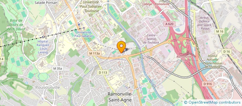 localisation de l'entreprise MONSIEUR MAXIME GUILLE  AUZEVILLE-TOLOSANE