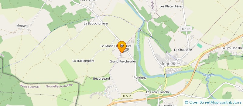 localisation de l'entreprise MONSIEUR MAXIME GUILLEMAIN à INGRANDES