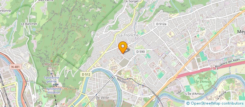 localisation de l'entreprise MONSIEUR MAXIME GUILLET  LE SAPPEY-EN-CHARTREUSE