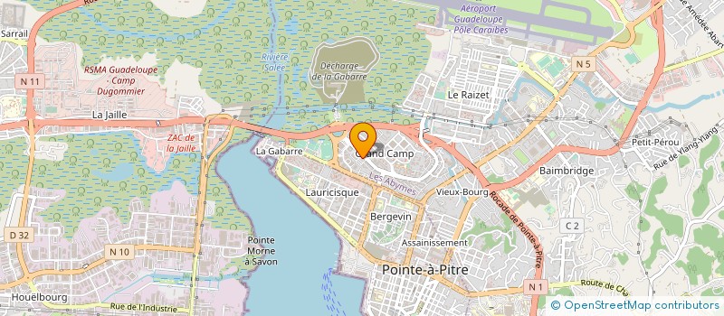 localisation de l'entreprise MONSIEUR MAXIME GUIMBEAU à LES ABYMES