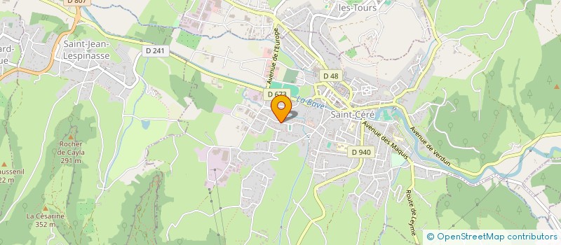 localisation de l'entreprise MONSIEUR MAXIME GUINDEUIL  SAINT-JEAN-LAGINESTE