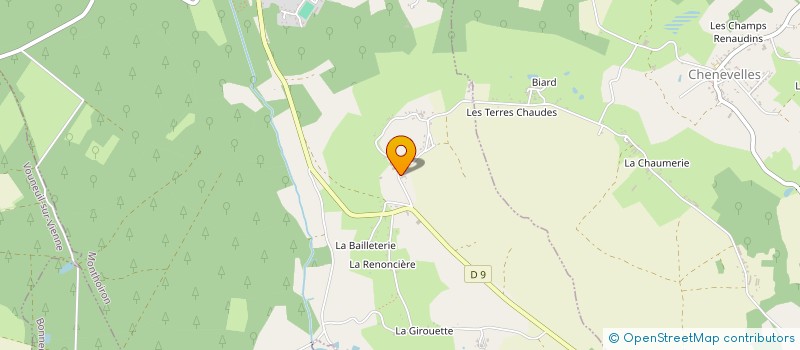 localisation de l'entreprise MONSIEUR MAXIME GUIOT  MONTHOIRON