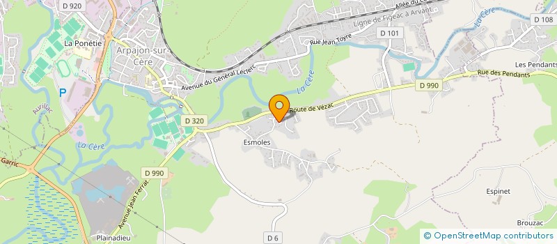 localisation de l'entreprise MONSIEUR MAXIME GUIRAL à ARPAJON-SUR-CERE