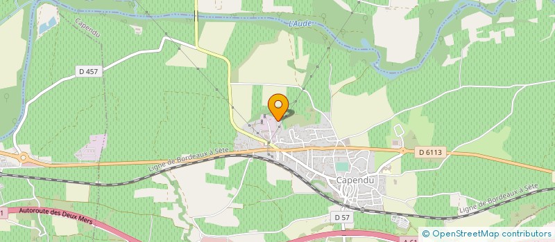 localisation de l'entreprise MONSIEUR MAXIME GUTIERREZ  CAPENDU