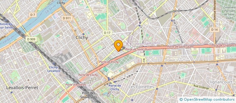 localisation de l'entreprise MONSIEUR MAXIME GUYMARD à CLICHY