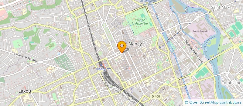 localisation de l'entreprise MONSIEUR MAXIME GUYOT  NANCY