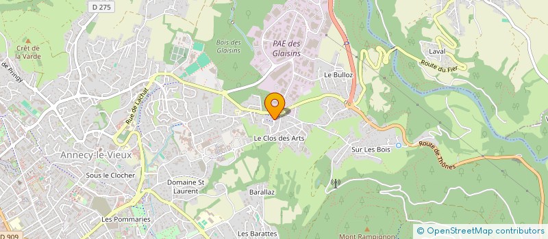 localisation de l'entreprise MONSIEUR MAXIME HABAULT à ANNECY