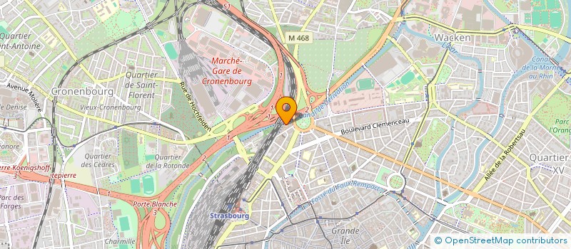 localisation de l'entreprise MONSIEUR MAXIME HAEGELE à STRASBOURG