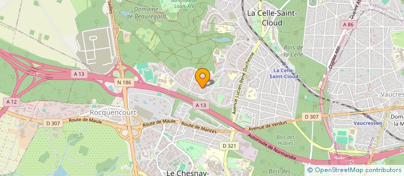 localisation de l'entreprise MONSIEUR MAXIME HALETTON  VERSAILLES