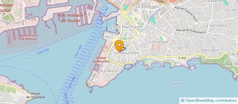 localisation de l'entreprise MONSIEUR MAXIME HALLEGOUET  TOULON