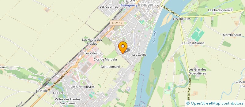 localisation de l'entreprise MONSIEUR MAXIME HALLIEZ à BEAUGENCY