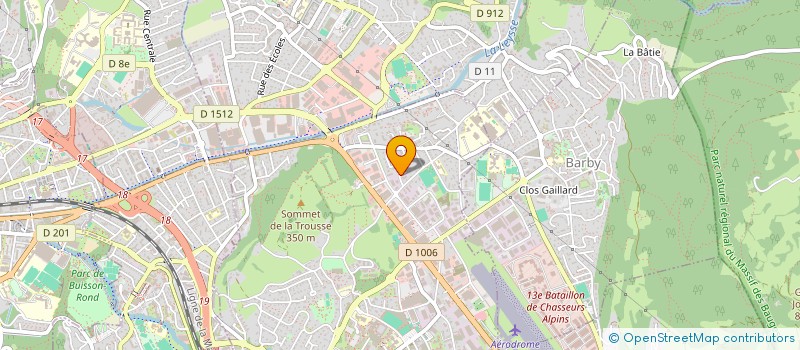 localisation de l'entreprise MONSIEUR MAXIME HAMONIC  LA RAVOIRE