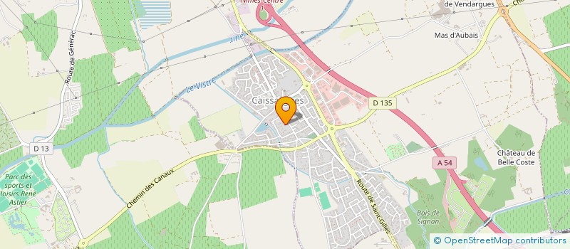 localisation de l'entreprise MONSIEUR MAXIME HAMOU  CAISSARGUES