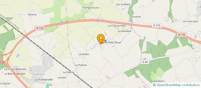 localisation de l'entreprise MONSIEUR MAXIME HAQUIN  TRAMAIN